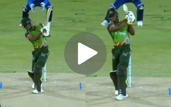 [Watch] Andre Fletcher's Vintage 'No-Look Six' Stuns Faf Du Plessis And Co. In CPL 2024